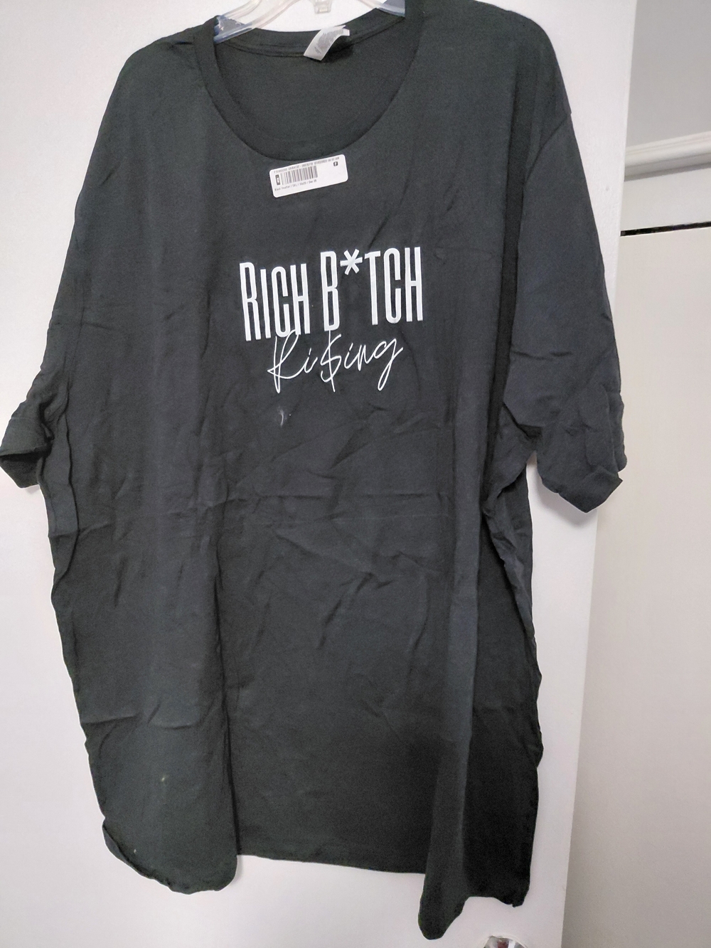 Black Graphic Tee — Rich B*tch Rising